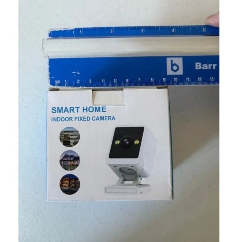 Smart Home Indoor Fixed Camera White Wi-Fi Motion Detection Night Vision